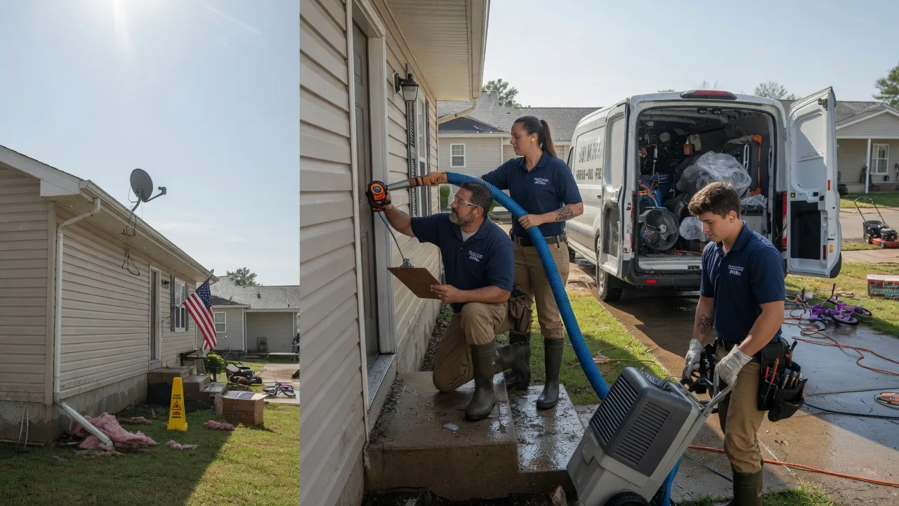Ceiling Water Damage Restoration in Hillsboro, IN near me